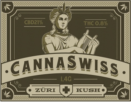 CannaSwiss Züri Kush - Tabakersatz (4g) - Indoor (CBD: ~21%, THC: <1%)