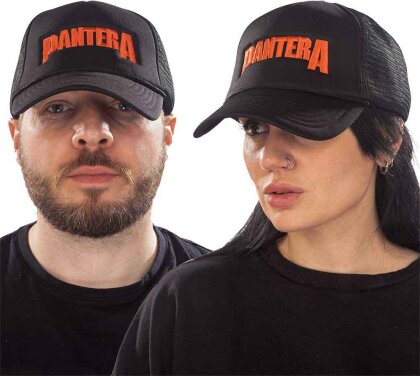 Pantera - Logo (Black) Mesh Back Cap