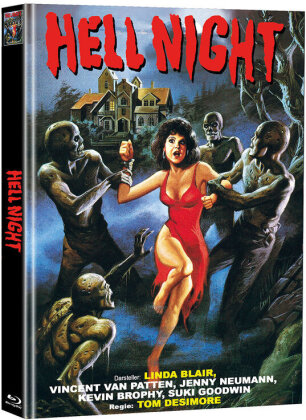 Hell Night (1981) (Cover A, Edizione Limitata, Mediabook, Blu-ray + DVD)