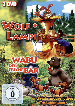 Wolf + Lampi / Wabu der freche Bär (2 DVDs)