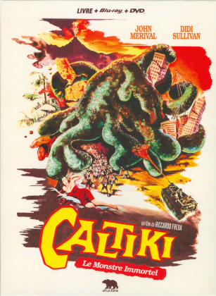 Caltiki - Le Monstre Immortel (1959) (Custodia, n/b, Digibook, Blu-ray + DVD)