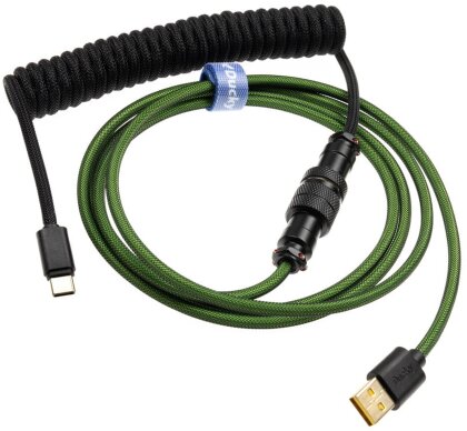 Ducky Premicord Pine Green USB Typ C auf Typ A - 1,8 m