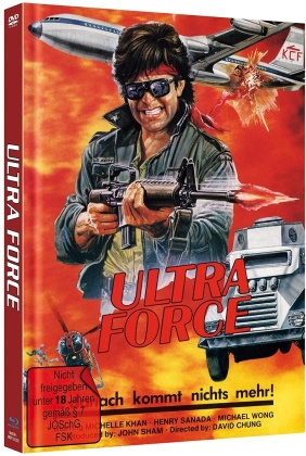 Ultra Force 1 (1986) (Cover C, Limited Edition, Mediabook, Blu-ray + DVD)