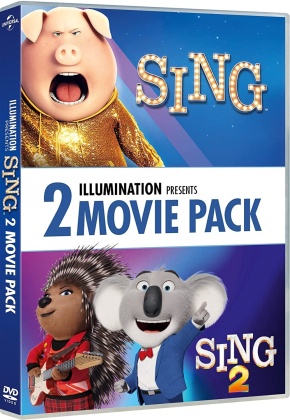 Sing (2016) / Sing 2 (2021) (2 Movie Pack, 2 DVDs)