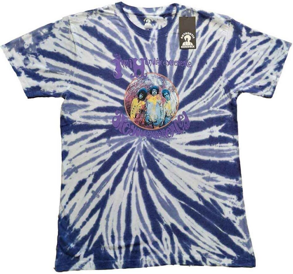 Jimi Hendrix Unisex T-Shirt - Are You Experienced (Dip-Dye) - Grösse M