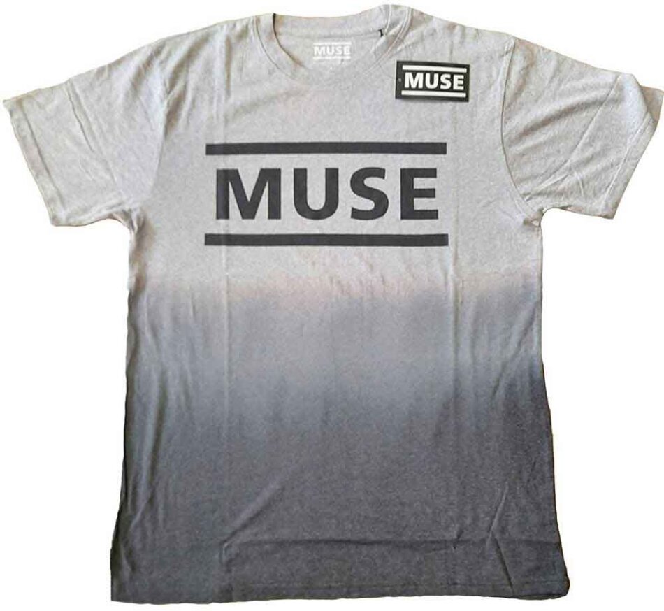 Muse Unisex T-Shirt - Logo (Dip-Dye) - Grösse M