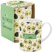 H:)PPY life 47561 XL-Tasse Avocado-Design, Porzellan - 60 cl