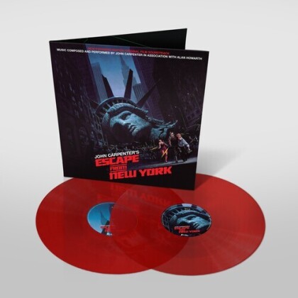 Escape From New York (2022 Reissue, Silva Screen, Red Vinyl, 2 LPs)