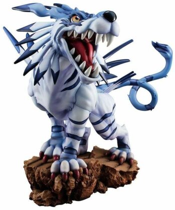 Megahouse - Precious Gem Ser Digimon Adv Garurumon Battle Pvc