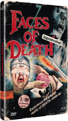 Faces of Death - Gesichter des Todes (1978) (Grosse Hartbox, Cover C, Limited Edition, Blu-ray + DVD)