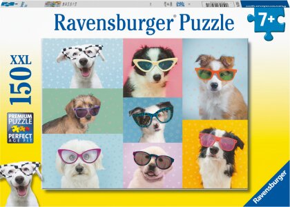 Witzige Hunde - 150 Teile Puzzle für Kinder ab 7 Jahren