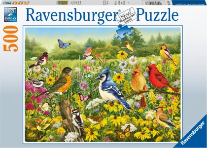 Vogelwiese - 500 Teile Puzzle