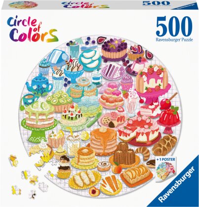 Circle of Colors: Desserts & Pastries - 500 Teile Puzzle