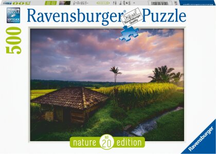 Reisfelder im Norden von Bali - 500 Teile Puzzle
