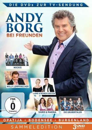 Andy Borg & Various Artists - Andy Borg bei Freunden - Opatija - Bodensee - Burg (3 DVDs)