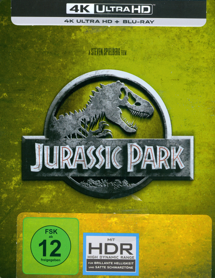 Jurassic Park (1993) (Limited Edition, Steelbook, 4K Ultra HD + Blu-ray)