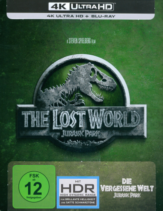 Jurassic Park 2 - The Lost World (1997) (Limited Edition, Steelbook, 4K Ultra HD + Blu-ray)