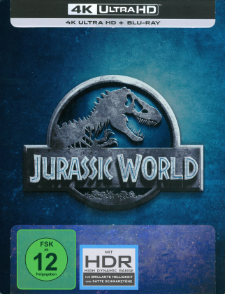 Jurassic World (2015) (Édition Limitée, Steelbook, 4K Ultra HD + Blu-ray)