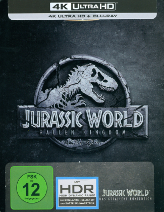 Jurassic World 2 - Das gefallene Königreich (2018) (Limited Edition, Steelbook, 4K Ultra HD + Blu-ray)