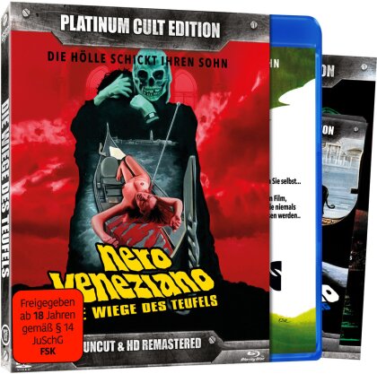 Nero Veneziano - Die Wiege des Teufels (1978) (Platinum Cult Edition, Limited Edition, Remastered, Uncut, Blu-ray + 2 DVDs + CD)