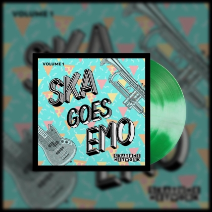 Skatune Network - Ska Goes Emo Vol.1 (Clear & Green Vinyl, LP)
