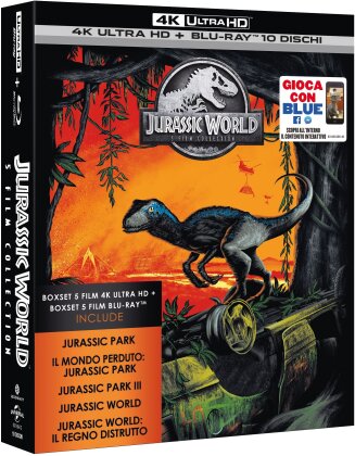 Jurassic World - 5 Film Collection (5 4K Ultra HDs + 5 Blu-ray)