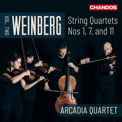 Arcadia String Quartet & Mieczyslaw Weinberg (1919-1996) - String Quartets Nos 1, 7, 11