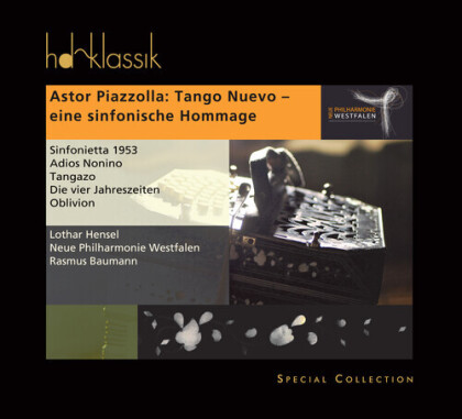 Lothar Hensel, Neue Philharmonie Westfalen & Astor Piazzolla (1921-1992) - Tango Nuevo - A Symphonic Tribute