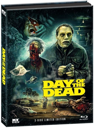 Day of the Dead (1985) (Wattiert, Cover 1, Collector's Edition Limitata, Mediabook, 3 Blu-ray)
