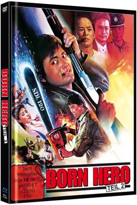 Born Hero - Teil 2 (1988) (Cover A, Édition Limitée, Mediabook, Version Remasterisée, Uncut, Blu-ray + DVD)