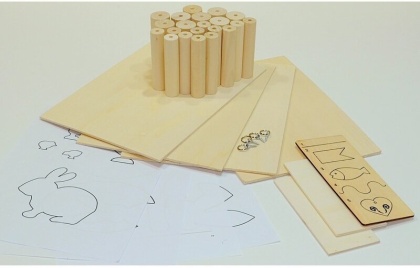 UNIMAT Material package woodturning + sawing