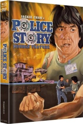 Police Story 1 & 2 - Double Feature (Cover A, Limited Edition, Mediabook, Uncut, Blu-ray + DVD)