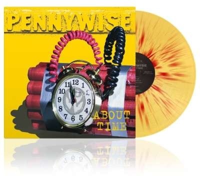 Pennywise - About Time (2022 Reissue, Epitaph, Yellow with Red Splatter, LP)