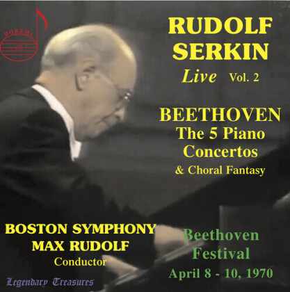 Rudolf Serkin, Boston Symphony & Ludwig van Beethoven (1770-1827) - Rudolf Serkin Live 2 (3 CDs)