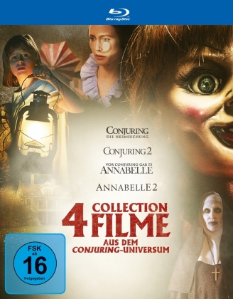 Conjuring / Conjuring 2 / Annabelle / Annabelle 2 - 4 Filme Collection (4 Blu-rays)