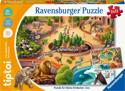 Zoo - Ravensburger tiptoi Puzzle 00138 für kleine Entdecker