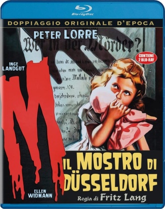 M - Il mostro di Düsseldorf (1931) (Doppiaggio Originale D'epoca, n/b, 2 Blu-ray)