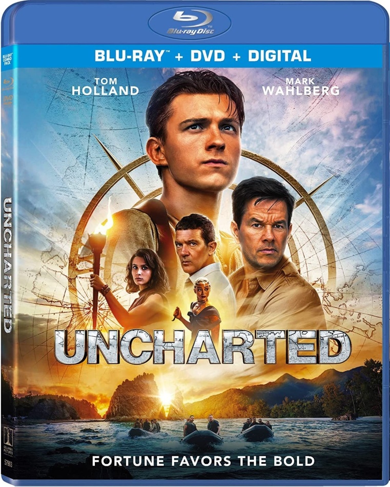 Uncharted (2022) (Blu-ray + DVD)