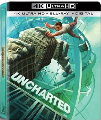 Uncharted (2022) (Édition Limitée, Steelbook, 4K Ultra HD + Blu-ray)