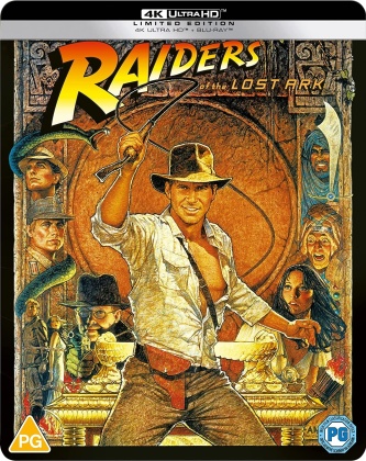 Indiana Jones - Raiders Of The Lost Ark (1981) (Édition Limitée, Steelbook, 4K Ultra HD + Blu-ray)