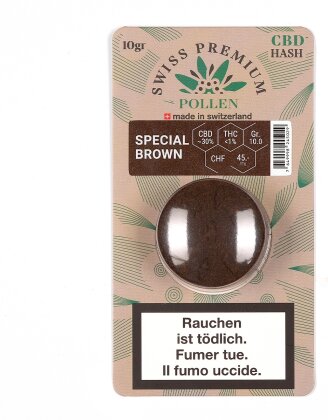 Swiss Premium Pollen Special Brown (10g) - (CBD ca. 30%, THC <1%)