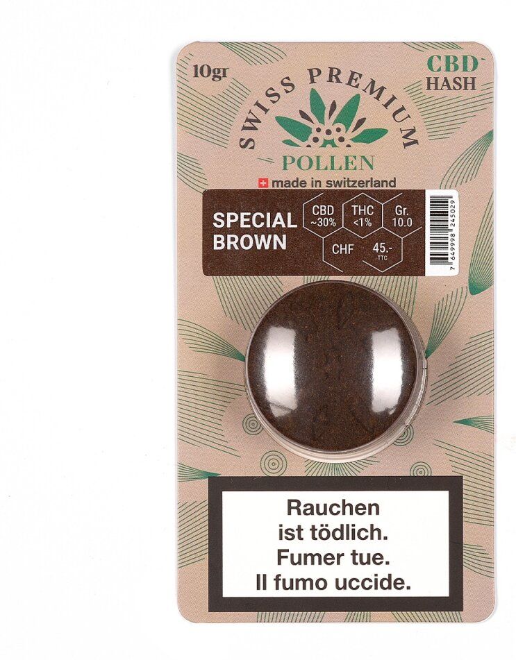 Swiss Premium Pollen Special Brown (10g) - (CBD ca. 33%, THC <1%)