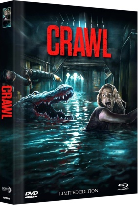 Crawl (2019) (Cover A, Limited Edition, Mediabook, Uncut, Blu-ray + DVD)