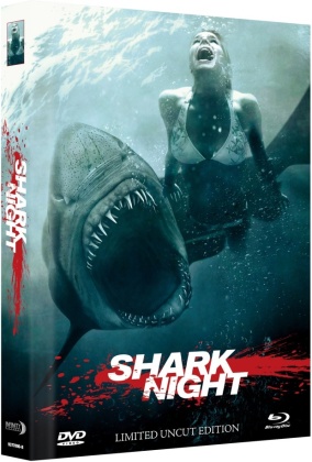 Shark Night (2011) (Cover B, Limited Edition, Mediabook, Uncut, Blu-ray + DVD)