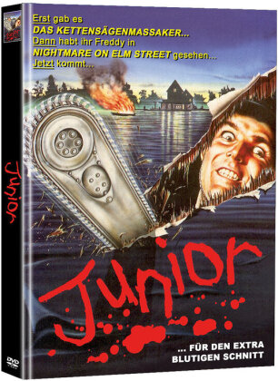 Junior - Junior mit der Kettensäge (1985) (Cover A, Super Spooky Stories, Limited Edition, Mediabook, 2 DVDs)