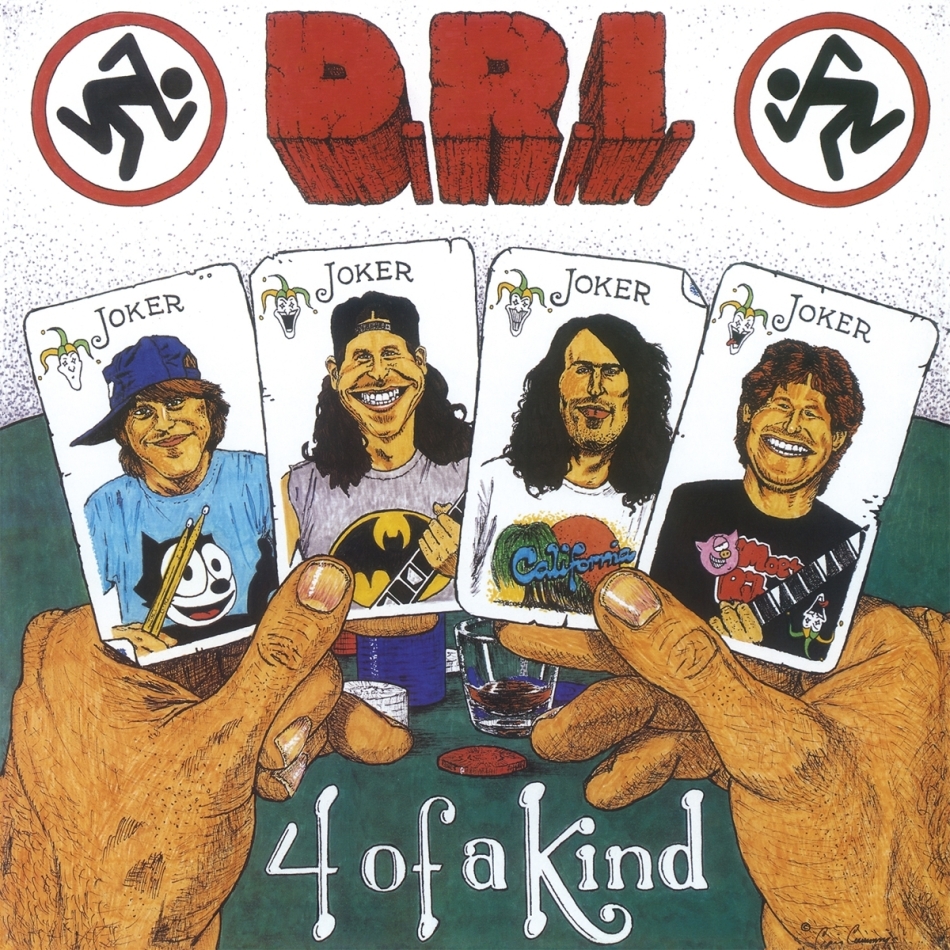 D.R.I. - Four Of A Kind (2022 Reissue, Music On Vinyl, Limited To 1500 Copies, Red / Black Marbled Vinyl, LP)