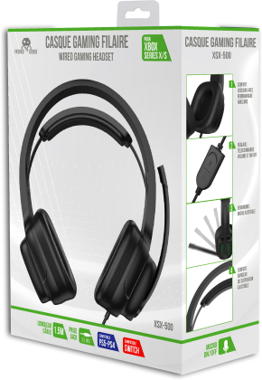 Casque Gaming Filaire XSX-500 (Xbox Series X + PlayStation 5)