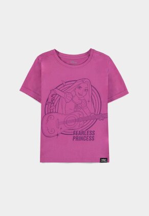 Disney Fearless Princess (Kids) - Rapunzel Girls Short Sleeved T-shirt