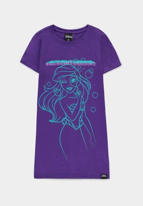 Disney Fearless Princess (Kids) - Ariel Girls Short Sleeved T-shirt Dress