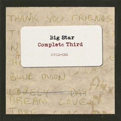 Big Star - Complete Third (2022 Reissue, Digipack, 3 CDs)